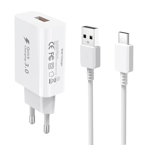Chargeur Type C Rapide, Fast Charging Câble pour Samsung Galaxy A12 5G A13 A14 A15 A16 A05S A04S A34 A23 A53 A55 A33 A35 A26 S25 S24 S23 S22 S21 Adaptateur 2m USB C...