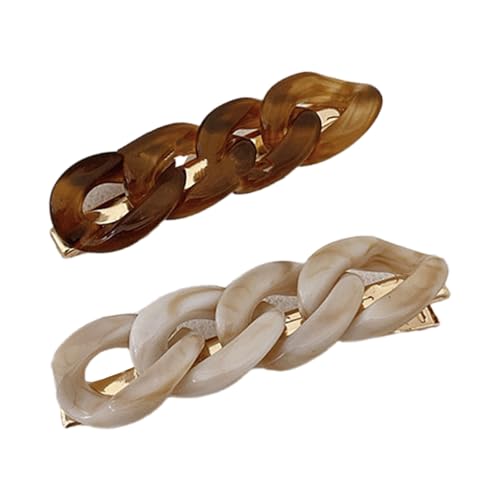 Women Hair Pearls Barrette Hair Clip 2000s Trend Side Clip Fashionable Elegant Sweet Chain Photo Props Retro Chain Hair Accessor