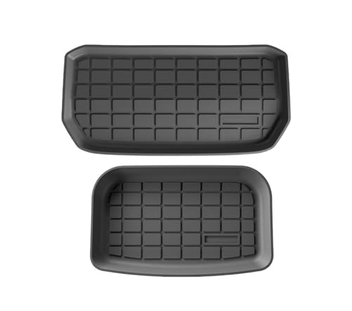 Tapis de coffre pour Tesla Model Y 2024 en TPE étanche avant et arrière