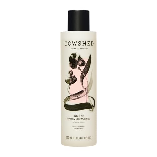 Image of Cowshed Bath & Shower Gel (300ml) Indulge Body Wash for Women, Floral Rose & Jasmine | Natural Body Wash, Sulfate & Silicone Free