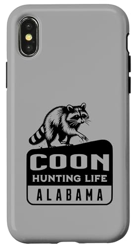 COON HUNTING LIFE ALABAMA - �y�����A���C�O�}��� �X�}�z�P�[�X iPhone X/XS �p