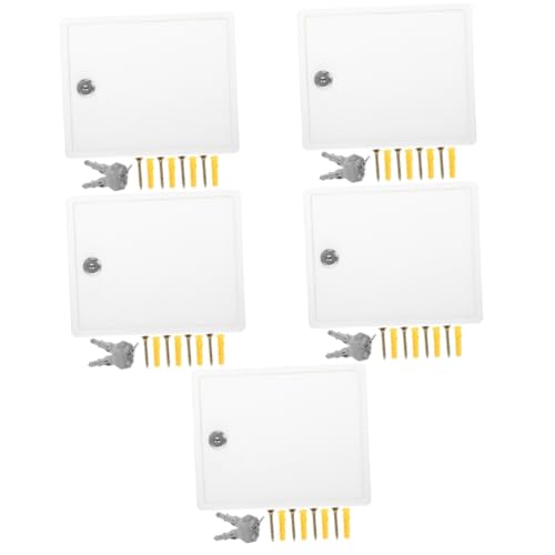 HOMSFOU 5sätze Wandmontierte Abschließbare Milchbox Multifunktionale Aufbewahrungslösung Für Milch Post Und Wetterfestes Design Für Zuhause Büro Oder Garten