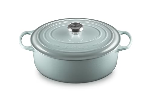 Image of Le Creuset Enameled Cast Iron Signature Cookware Set, 9 pc., Sea Salt