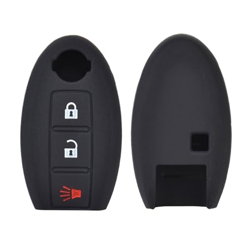 Housse de protection pour clé Nissan à 3 boutons compatible Qashqai X-Trail Micra - 2