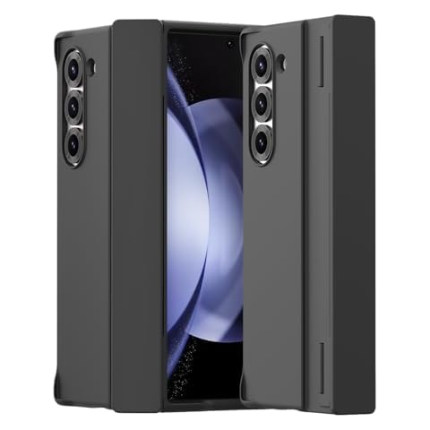 araree Nukin 360 Samsung Galaxy Z Fold 6 Case with Hinge Protection, Full Body Protective Durable Sturdy Slim Hard PC Cover Designed for Samsung Galaxy Z Fold 6 5G (Black) Cover