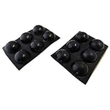 ゴム足 円の直径φ17mm 高さ8mm シール接着ゴム足・ゴム足 12個入 ＜2zi-053＞