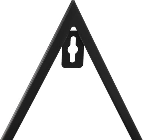 Expositor de esmaltes de uñas de metal dorado y diseño triangular elegante 6