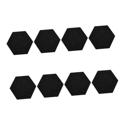 Cabilock Cute Bulletin Board 8pcs Felt Hexagon Wall Decor Felt Photo Board for Office Home School