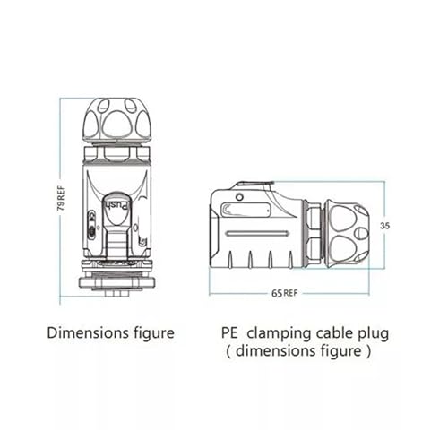 Connecteur d'alimentation circulaire 2 broches étanche et robuste