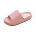 SITAILI Pantuflas de cojín, zapatillas de secado rápido ultrasuaves, zapatos de casa de verano para mujer para baño, ducha interior al aire libre, Rosa, 38 EU