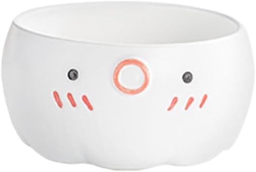 Octopus Cartoon Ceramic Tableware Set, Microwave Can Be Used For Cute Bowls, Plates, Large Capacity Soup Bowls, Dessert Plates-4.75 inch bowl