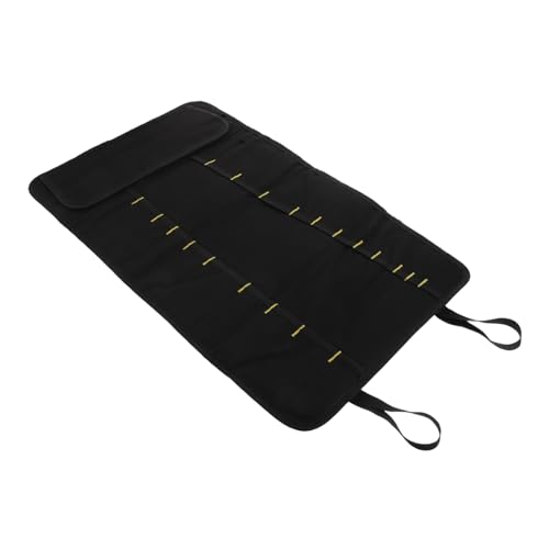 EXAOMBLE Borsa Per Da Chef Portatile Con Scomparti Design Arrotolabile Per Uso All Aperto e Cucina Per Campeggio e Chef Professionisti