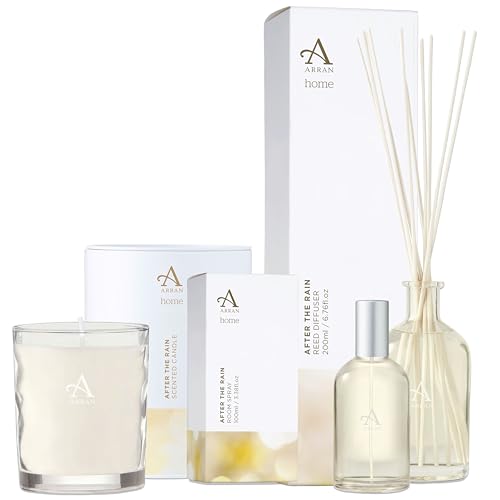 Arran After the Rain Reed Diffuser, Scented Candle and Room Spray Bundle