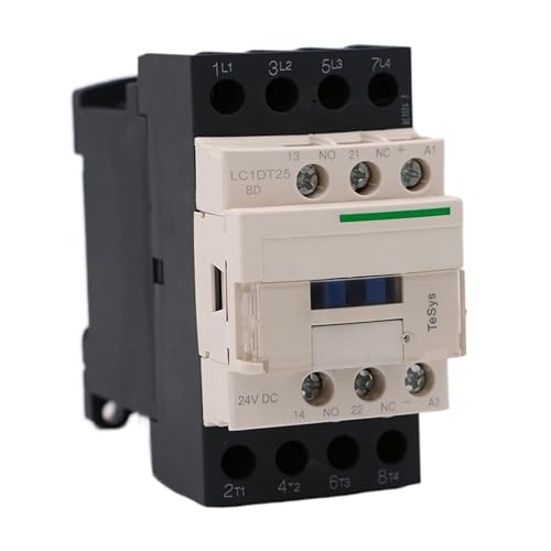 Contacteur CC LC1DT25BD 25A 24V 4NO pour remplacer un relais défaillant et sécuriser la puissance