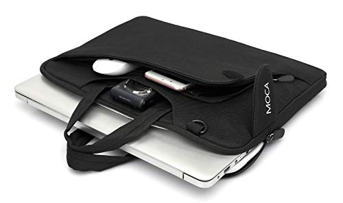 Image of MOCA compatible Laptop Sleeve hand shoulder messenger bag for 15.6 inch Laptop Messenger Hand bag sleeve (Black)