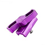ComfyHarbor Abrazadera plegable de aleación de aluminio para bicicleta NEO, bloqueo de soporte de vástago de tubo de cabeza seguro con acabado anodizado, ajuste de liberación de travesaño, negro