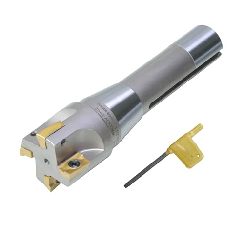 R8 Indexable 1-1/2" End Mill Carbide Insert 90° Milling Cutter