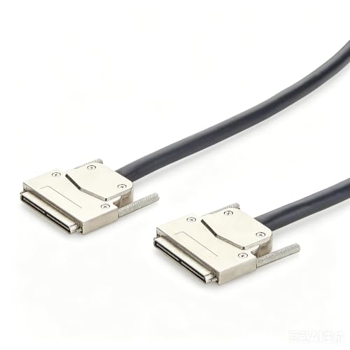 Cable VHDCI de 100 pines contra interferencias en control de movimiento y datos de 2 metros