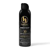 Black Girl Sunscreen Make it Glow Sunscreen Spray for Face & Body- SPF 30, Skin Protection for Travel & Beach, Water Resistant for 80 minutes, Ultra Sheer, No White Cast for Melanin Rich Skin- 5 fl oz