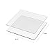 Acrylic Square Disks Set of 2 (0.18 or 3/16 inch thickness) For Template Serving Cake Art and Craft Project (8.50
