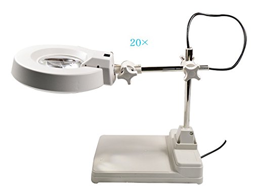 20X Benchtop Magnifier Lamp