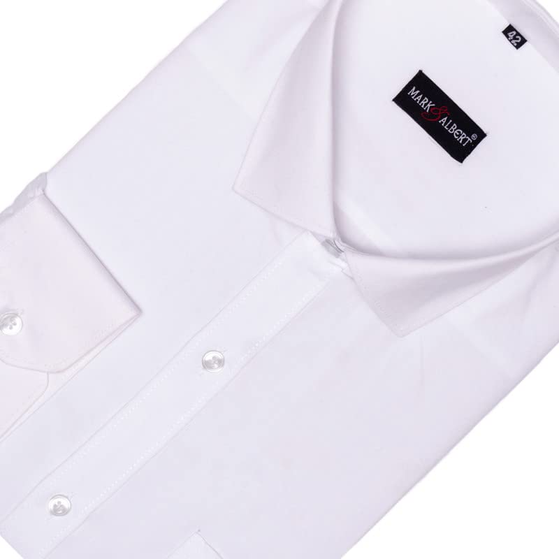 Image of MARK & ALBERT Men's Cotton Formal Shirt