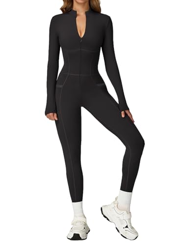 Body moldeador para yoga y gym con efecto compresivo de manga larga