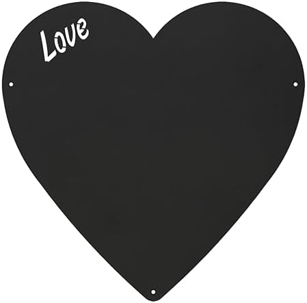 KalaMitica - Lavagna Magnetica Da Parete - Scrivibile E Cancellabile Con Gessetti - Nero Antracite - 14x50 Cm