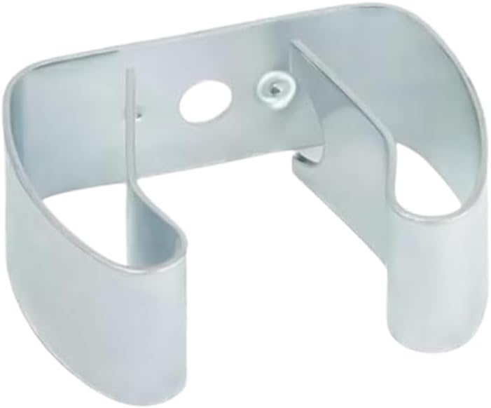 Spring Clip, Grip Clip, Holds 1-1 3/8 Inch Diameter with Screws, Broom, Pipe, Tool Holder for Wall, Truck, Garden, Gibson Gripper Clips, part 225-XL, Made in USA,Silver (4)