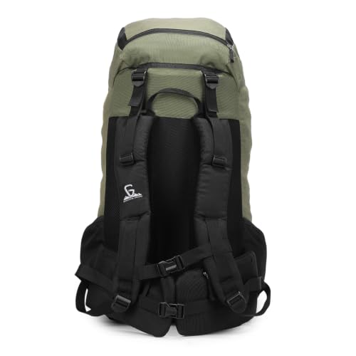 Image of GREENLANDS Cria 55L Water Resistant Rucksack: Your Perfect Companion for Outdoor Adventures, Hiking, Traveling, Sport Camping, and Trekking
