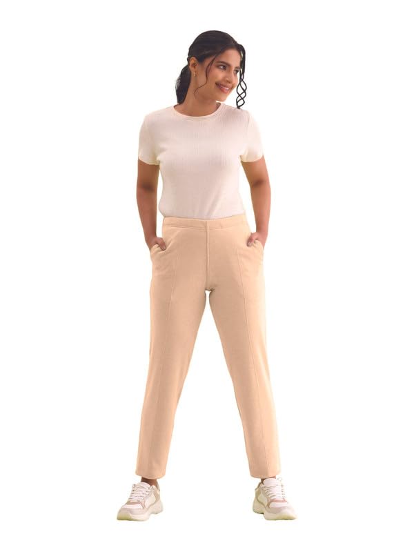 Image of GO COLORS Solid Ultra Warm Kurti Pant for Women | Mid Rise, Warm tech