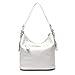 Fashion Designer Women Shoulder Bag Metal Tassel Real Leather Tote Handbag Ladies Purses Crossbody (White)