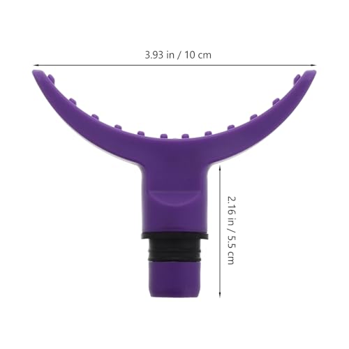 Cabezal de masaje reemplazable LIOOBO con diseño curvo para alivio profundo de tejidos, material suave ABS, ideal para masajes en espalda y piernas, fácil de usar para atletas miniatura 2