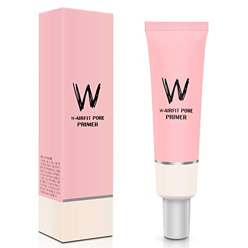 Pore Primer Face Makeup Base, Pink Isolation Cream Invisible Pore, Big Cover Acne Marks, Smooth Skin, Oil Control Moisturizing Essence Concealer Foundation-35g