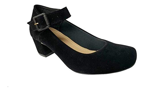 Sapato Feminino Boneca Sarah Calçados 880 (37, Preto Nobuck)