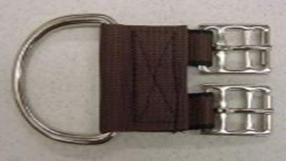 Fabri-Tech, Inc. English to Western Girth Converter Brown, Sold in Pairs