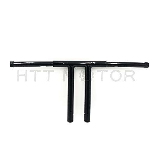 Httmt Hb017-Ii- Black 14 Inches Rise T-Bars Handlebar Drag Bar Compatible With H-D Flst Fxst Sportster Dyna #TOP4