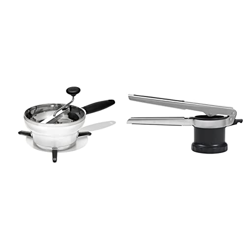 OXO Good Grips Stainless Steel Food Mill + OXO Good Grips 3-in-1 Adjustable Potato Ricer