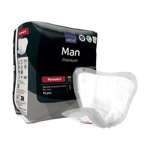 Abena Man Formula 0, Premium - Inkontinenz-Einlagen für Männer bei Blasenschwäche und Harndrang