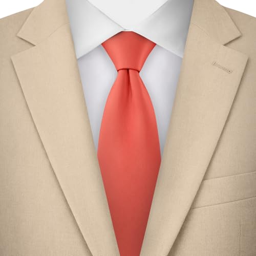Image of Jacob Alexander Men's Extra Long Solid Color Tie