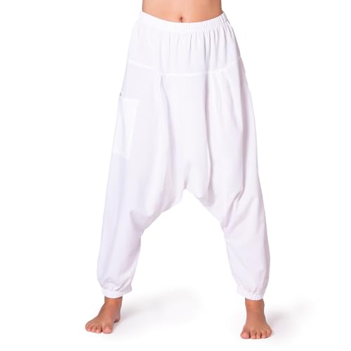 PANASIAM Aladin Pants Cotton, White, L