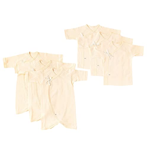 [ピュアオーガニック] 新生児肌着6枚セット 出産準備セット