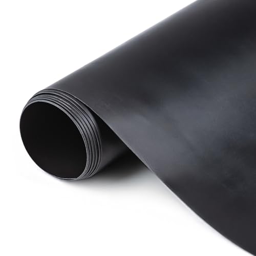 CounterArt Black Under Sink Mat to Protect from Spills, Stains, and Leaks Made in The USA 48” x 24” Non-Adhesive Waterproof Cabinet Protection Craft Mat Work Area Protection