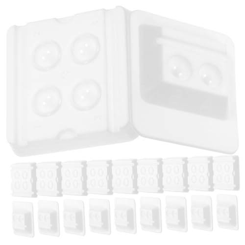 Gatuida 20pcs Pharmaceutical Tray Dental Oral Cup Multi Grids Mixing Bowl Nonstick Disposable Bowl Convenient Multipurpose Mixing for Dentist