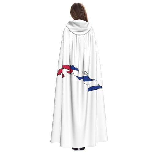 Cape à capuche drapeau cubain durable de qualité pour cosplay EdWal - 4