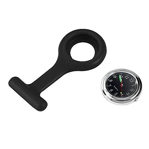 alladaga Set of 3 Nurse Fob Watches, Silicone Doctor Pocket Lapel Clip On Watches Gift
