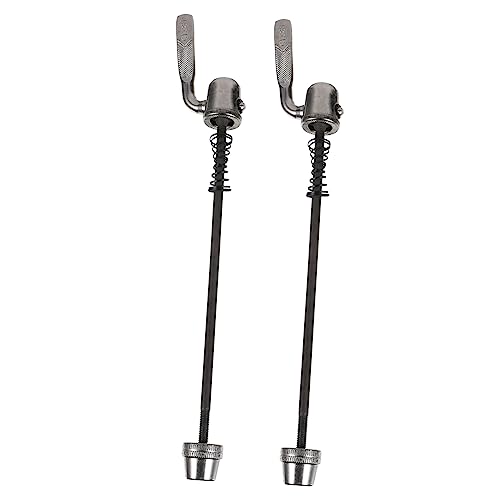 OSOLADY 2Pcs Quick Release Trainer Skewer for Road Mountain Bikes Compatible with Bike Trainers Durable Steel Axle Easy Install Bike Accessories