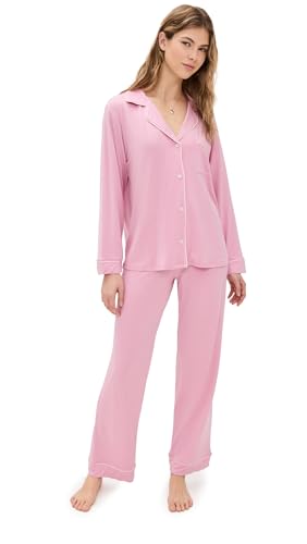Eberjey Gisele Classic Women's Pajama Set | Long Sleeve Shirt + Long Pants