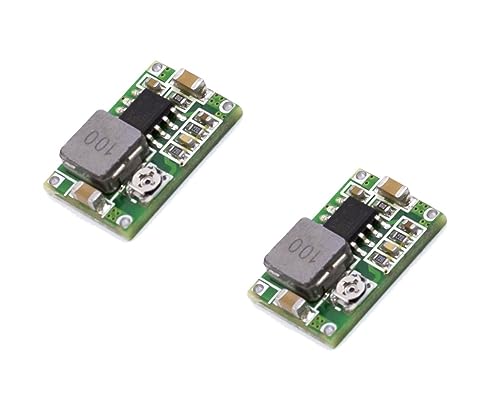 2 pezzi Modulo di alimentazione step-down ultra-piccolo convertitore buck regolabile DC-DC Mini360 Mini-360