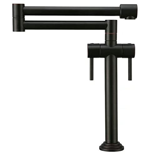 Robinet de cuisine en laiton massif UQACHG mitigeur mural nickel brossé premium
